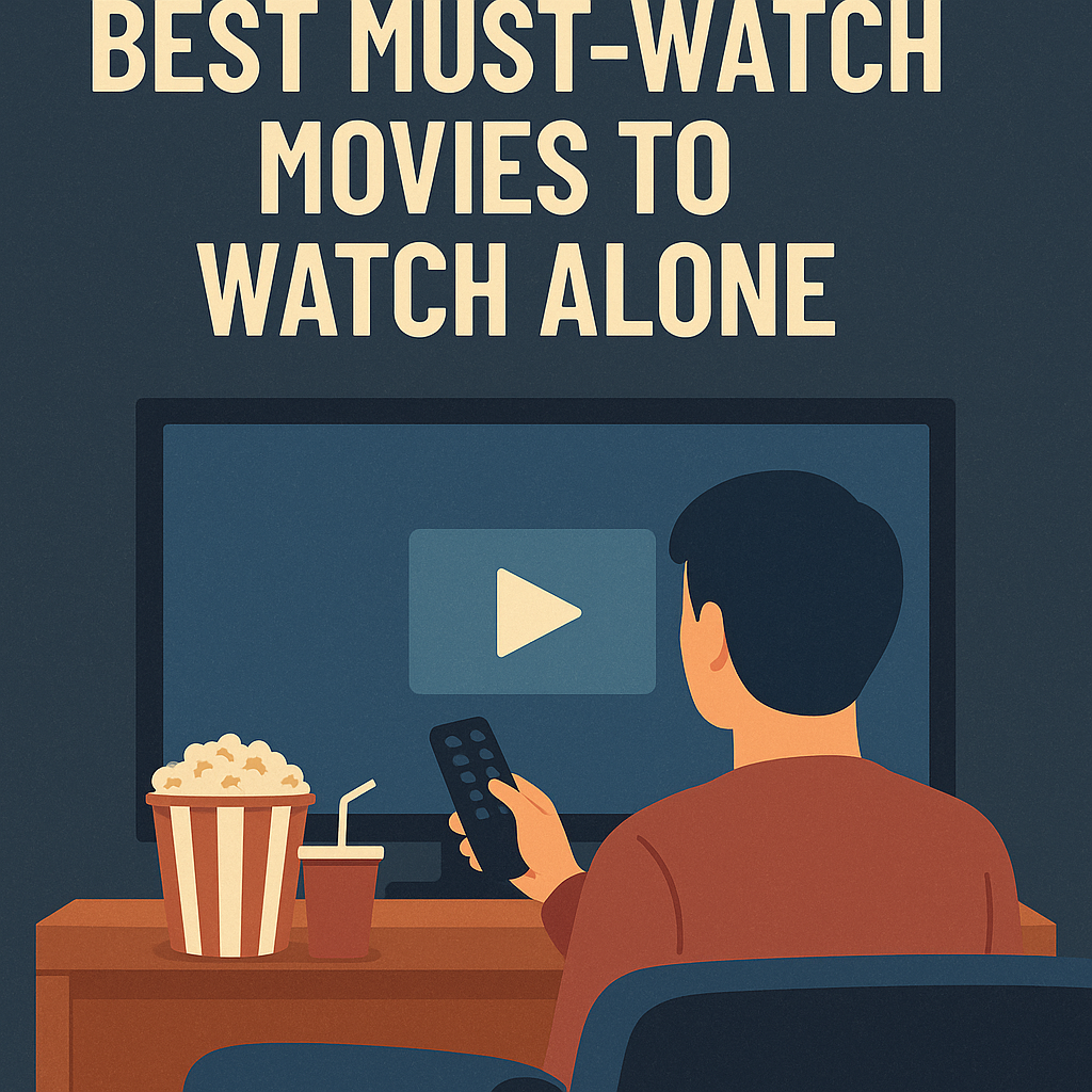 Illustration of Movie Recommendations: Best Must-Watch Movies to Watch Alone