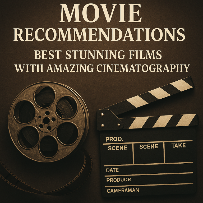 Illustration of Movie Recommendations: Best Stunning Films With Amazing Cinematography