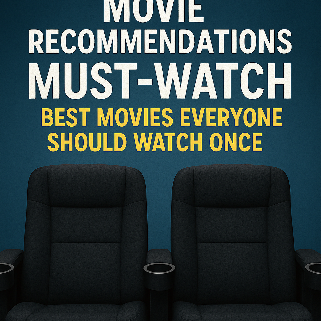 Illustration of Movie Recommendations: Must-Have Best Movies Everyone Should Watch Once