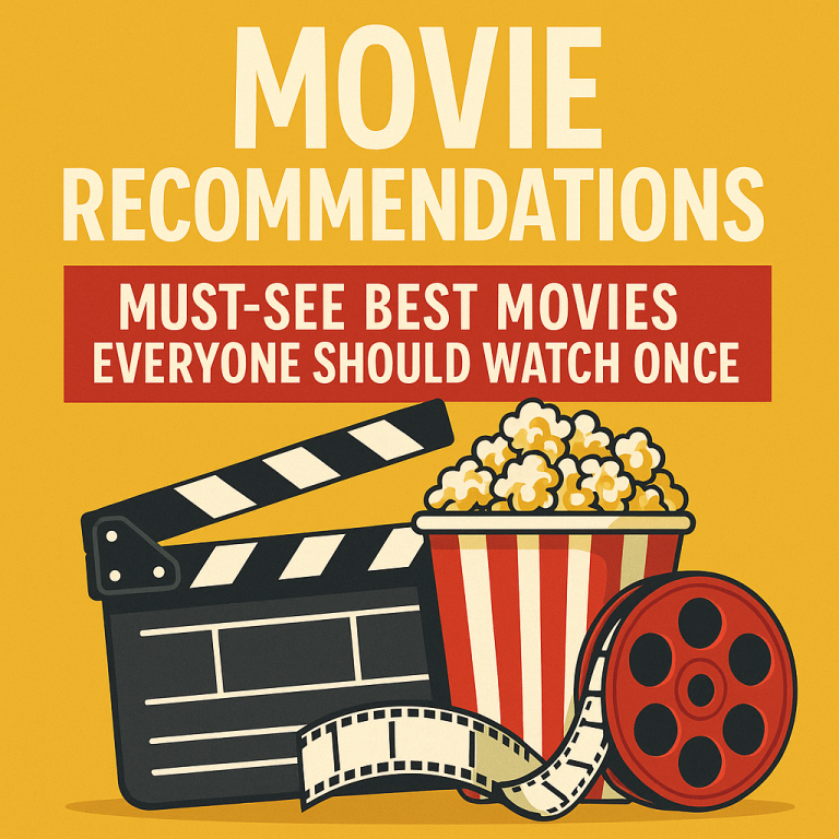 Illustration of Movie Recommendations: Must-Have Best Movies Everyone Should Watch Once