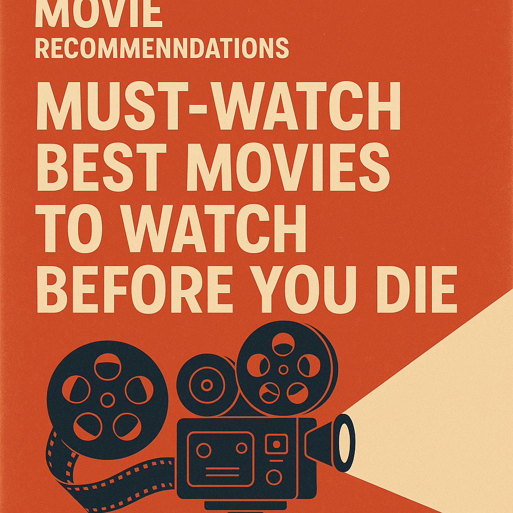 Illustration of Movie Recommendations: Must-Have Best Movies to Watch Before You Die