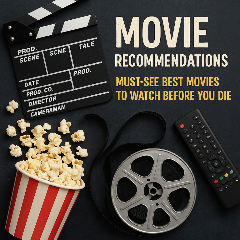 Illustration of Movie Recommendations: Must-Have Best Movies to Watch Before You Die