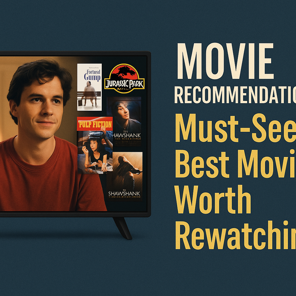 Illustration of Movie Recommendations: Must-Have Best Movies Worth Rewatching