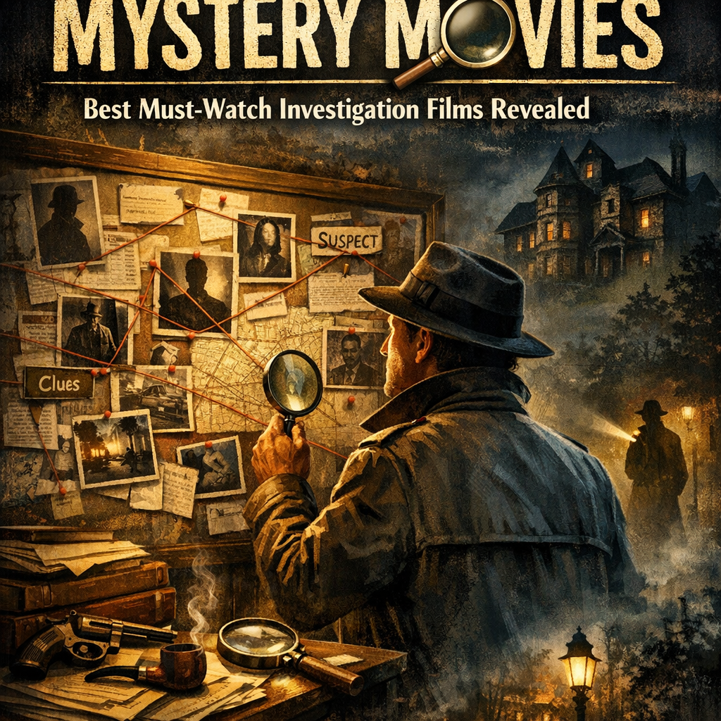 Illustration of Mystery Movies: Best Must-Watch Investigation Films Revealed