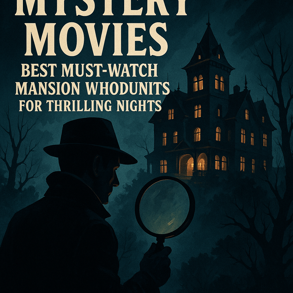 Illustration of Mystery Movies: Best Must-Watch Mansion Whodunits for Thrilling Nights