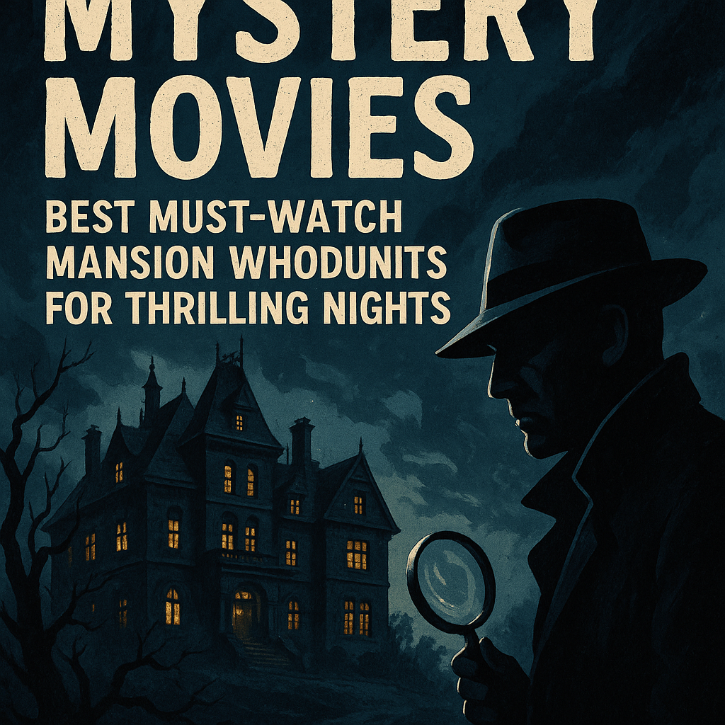 Illustration of Mystery Movies: Best Must-Watch Mansion Whodunits for Thrilling Nights