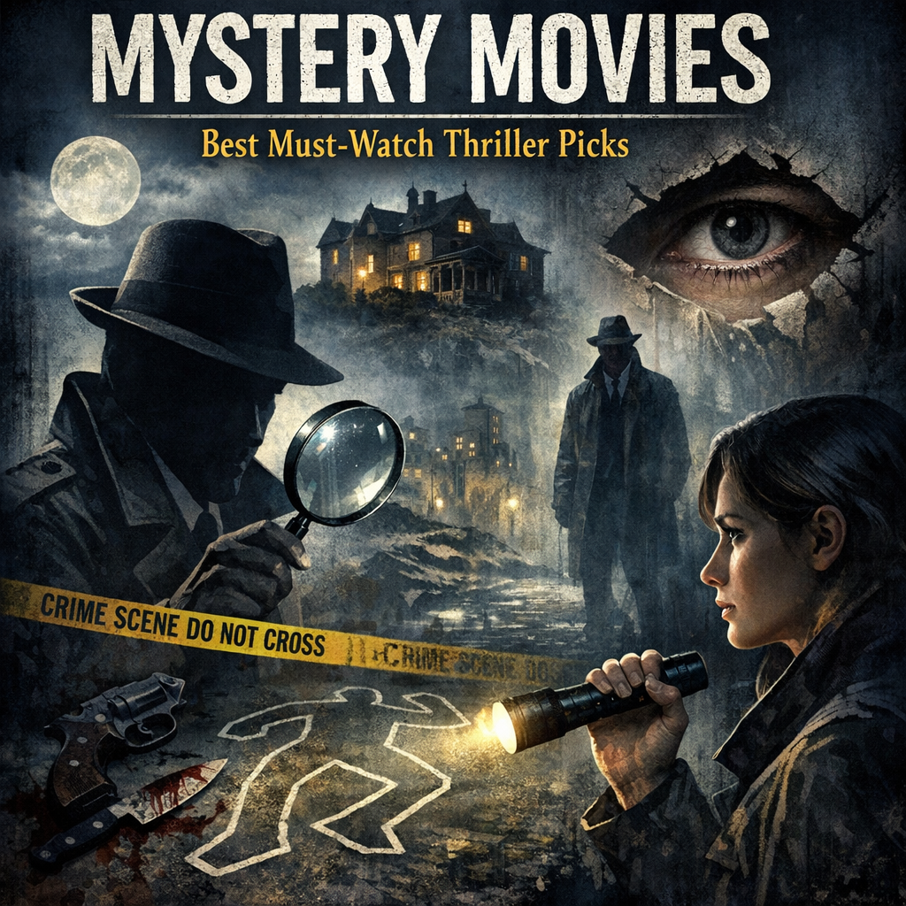 Illustration of Mystery Movies: Best Must-Watch Thriller Picks