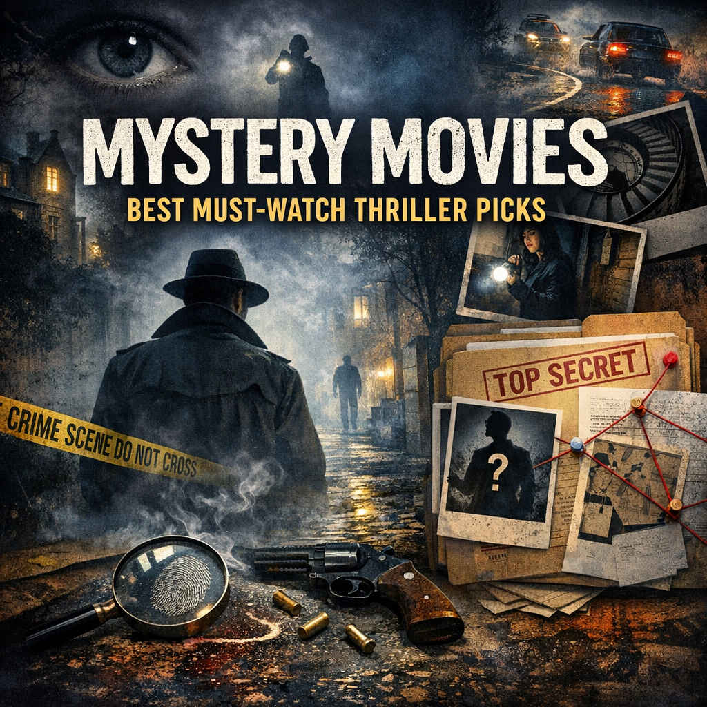 Illustration of Mystery Movies: Best Must-Watch Thriller Picks