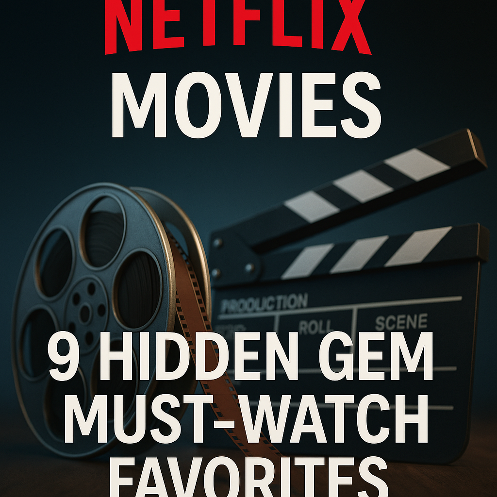 Illustration of Netflix Movies: 9 Hidden Gem Must-Watch Favorites