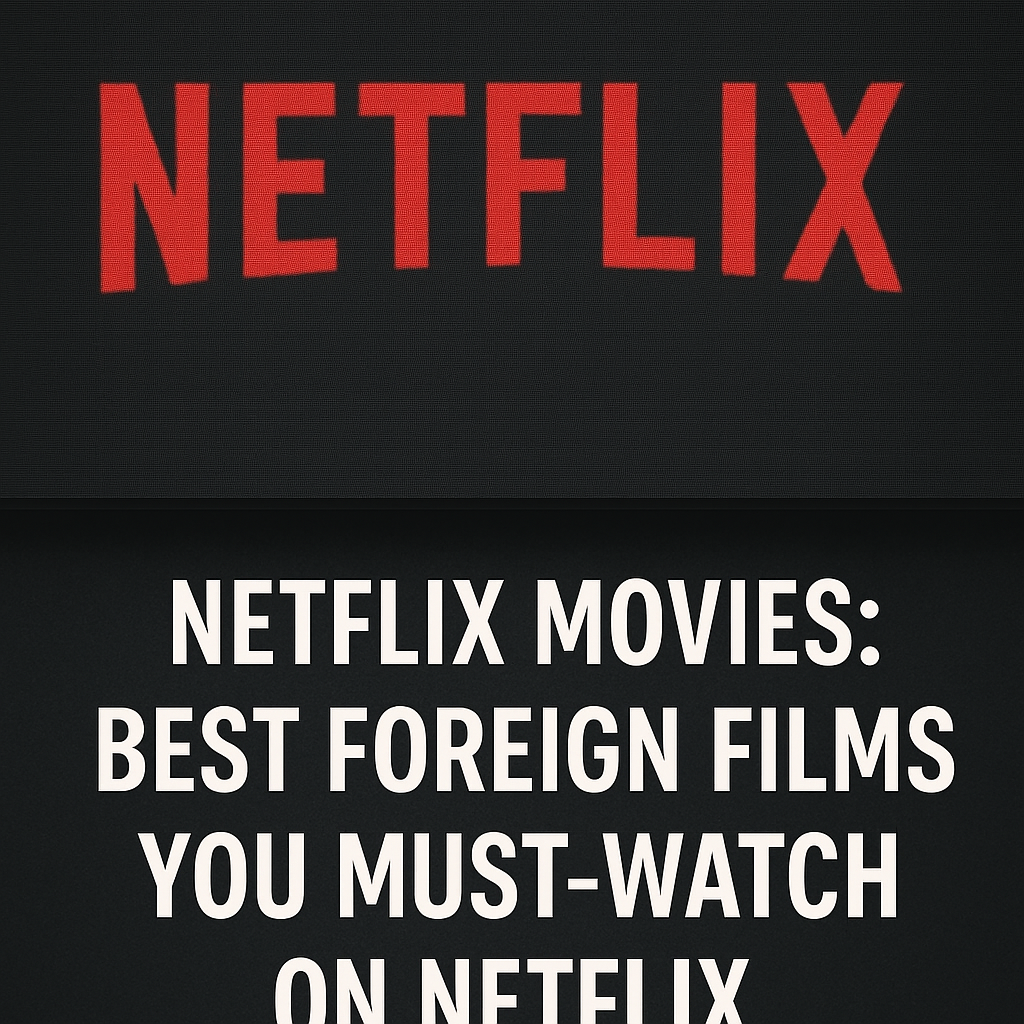 Illustration of Netflix Movies: Best Foreign Films You Must-Have on Netflix
