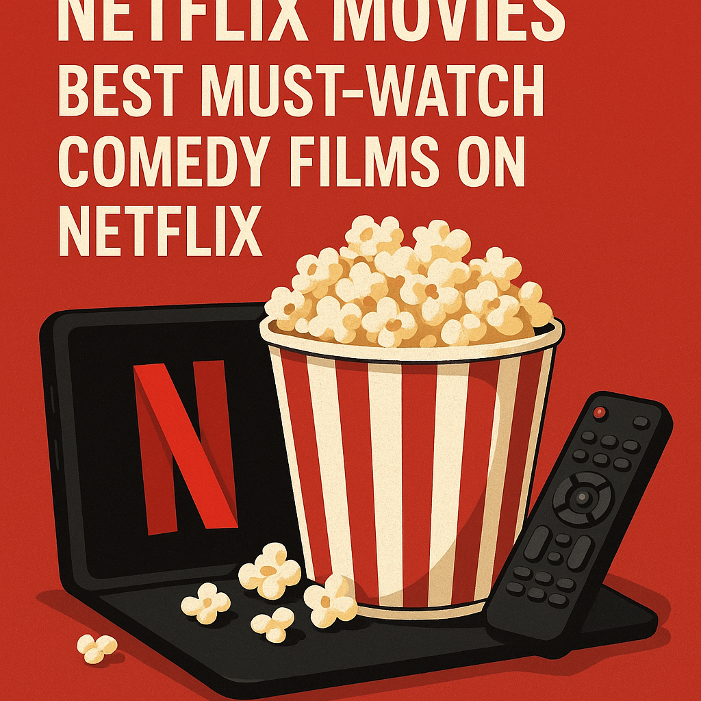 Illustration of Netflix Movies: Best Must-Watch Comedy Films on Netflix