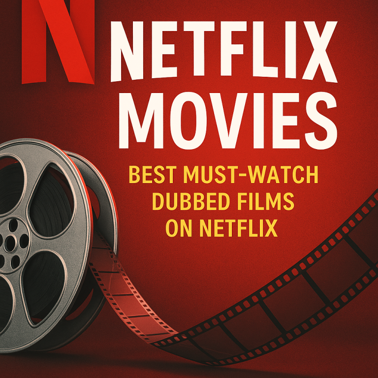 Illustration of Netflix Movies: Best Must-Watch Dubbed Films on Netflix