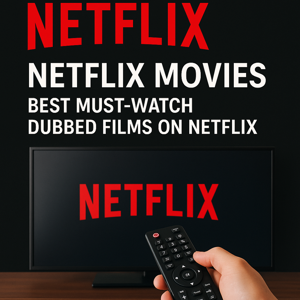 Illustration of Netflix Movies: Best Must-Watch Dubbed Films on Netflix