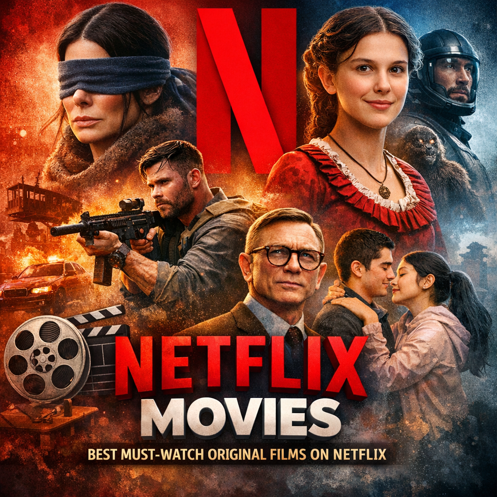 Illustration of Netflix Movies: Best Must-Watch Original Films on Netflix