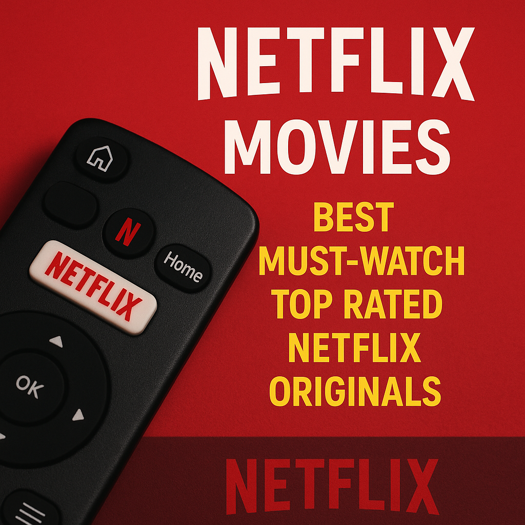 Illustration of Netflix Movies: Best Must-Watch Top Rated Netflix Originals