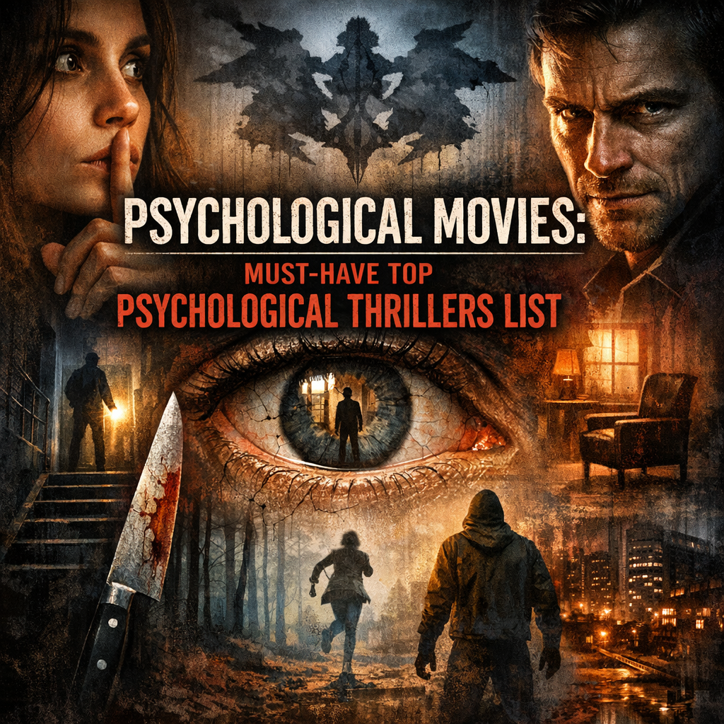 Illustration of Psychological Movies: Must-Have Top Psychological Thrillers List