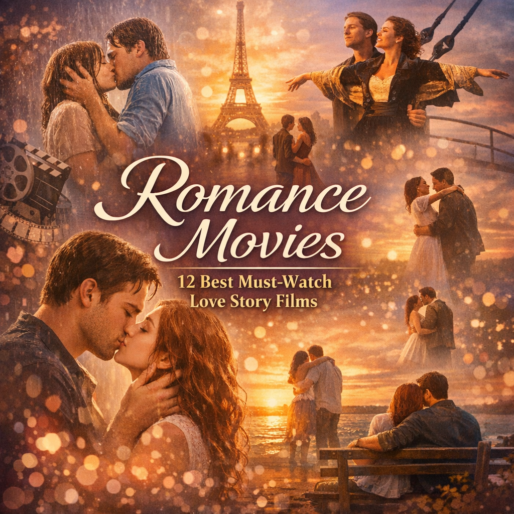 Illustration of Romance Movies: 12 Best Must-Watch Love Story Films