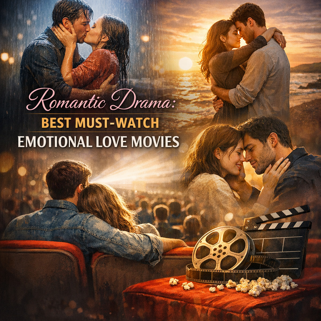 Illustration of Romantic Drama: Best Must-Watch Emotional Love Movies