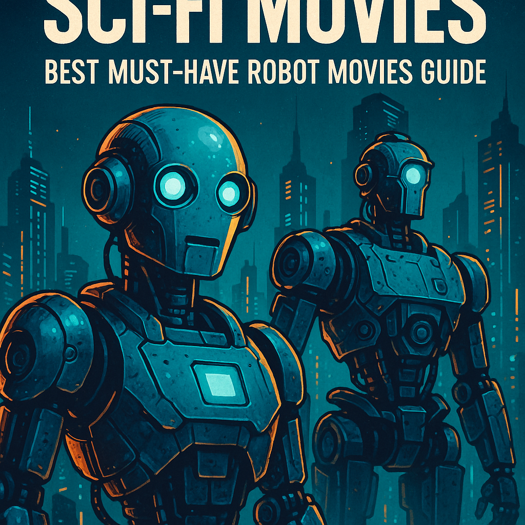 Illustration of sci fi movies: Best Must-Have Robot Movies Guide