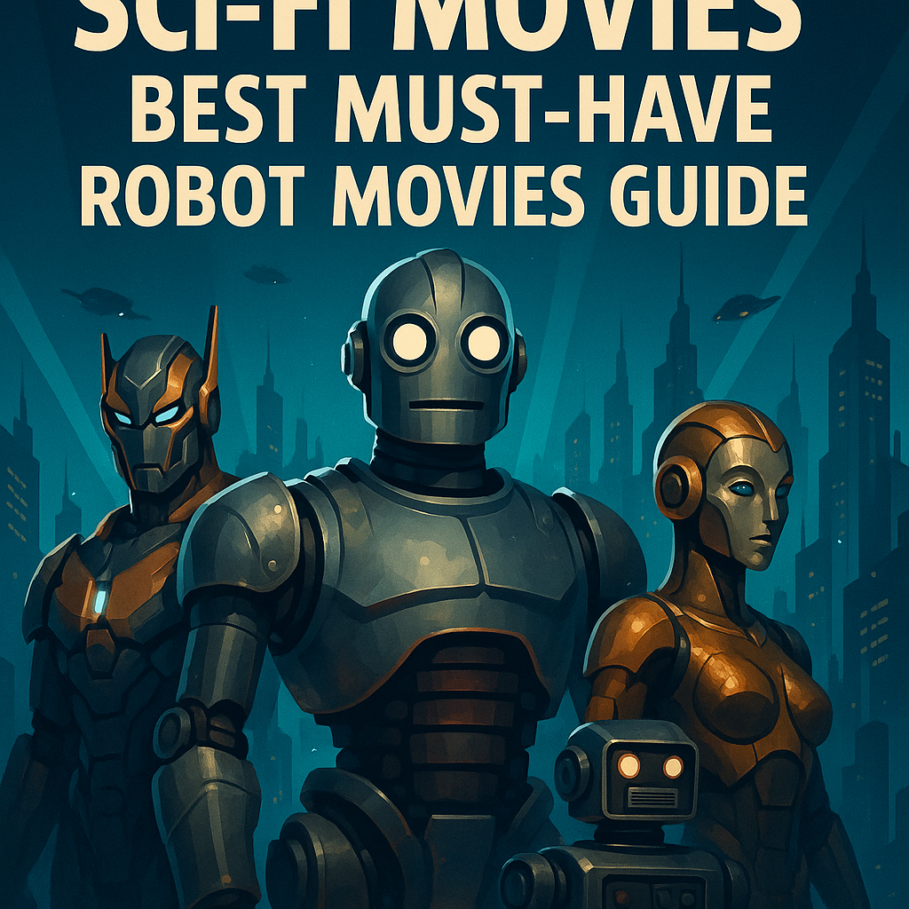 Illustration of sci fi movies: Best Must-Have Robot Movies Guide