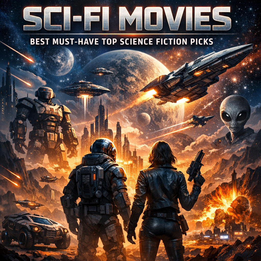 Illustration of Sci Fi Movies: Best Must-Have Top Science Fiction Picks