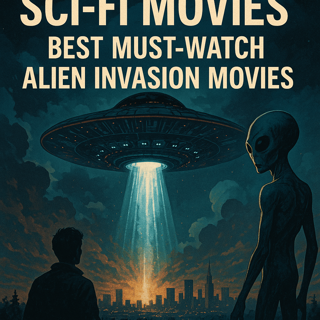Illustration of sci fi movies: Best Must-Watch Alien Invasion Movies