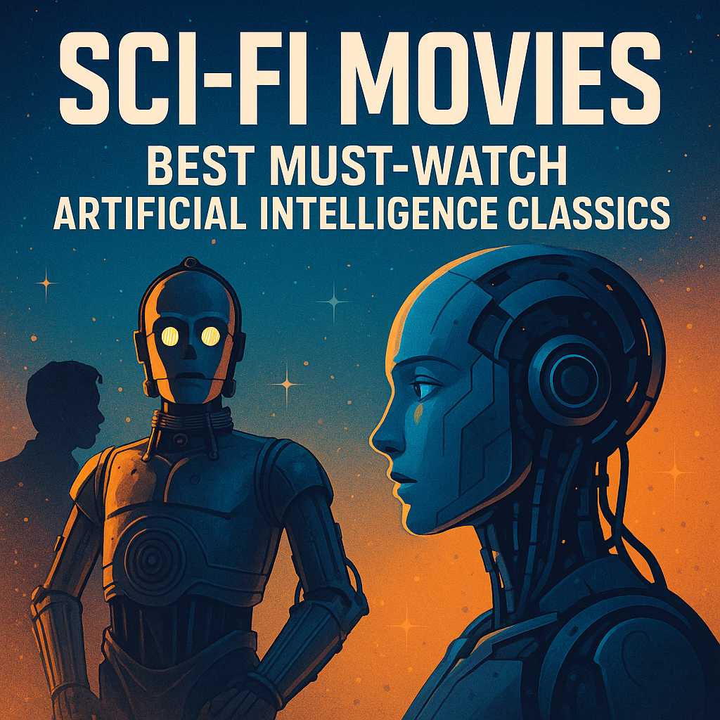 Illustration of sci fi movies: Best Must-Watch Artificial Intelligence Classics