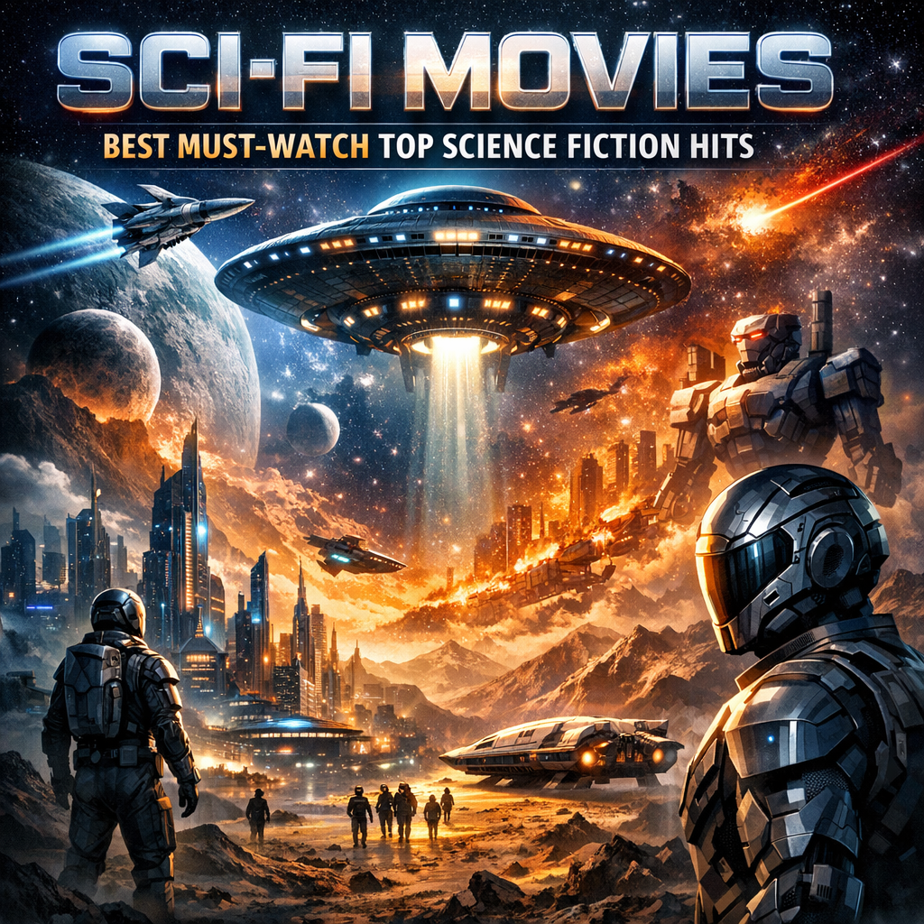 Illustration of Sci Fi Movies: Best Must-Watch Top Science Fiction Hits