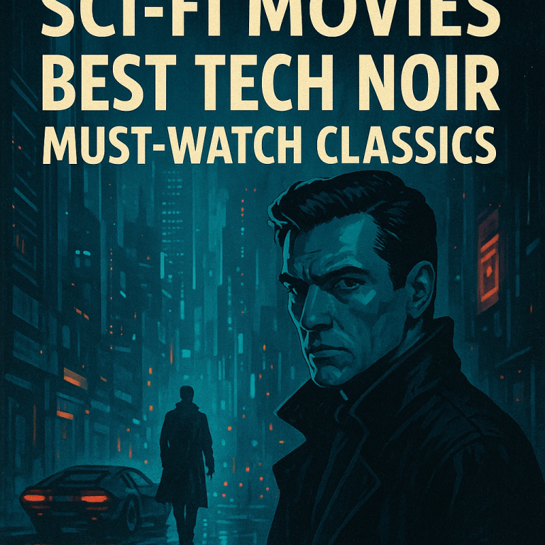 Illustration of sci fi movies: Best Tech Noir Must-Watch Classics