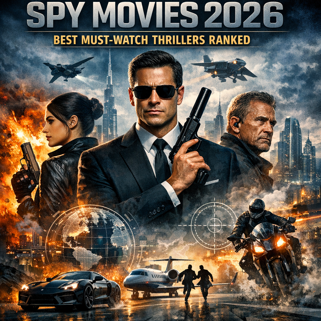Illustration of Spy Movies 2026: Best Must-Watch Thrillers Ranked