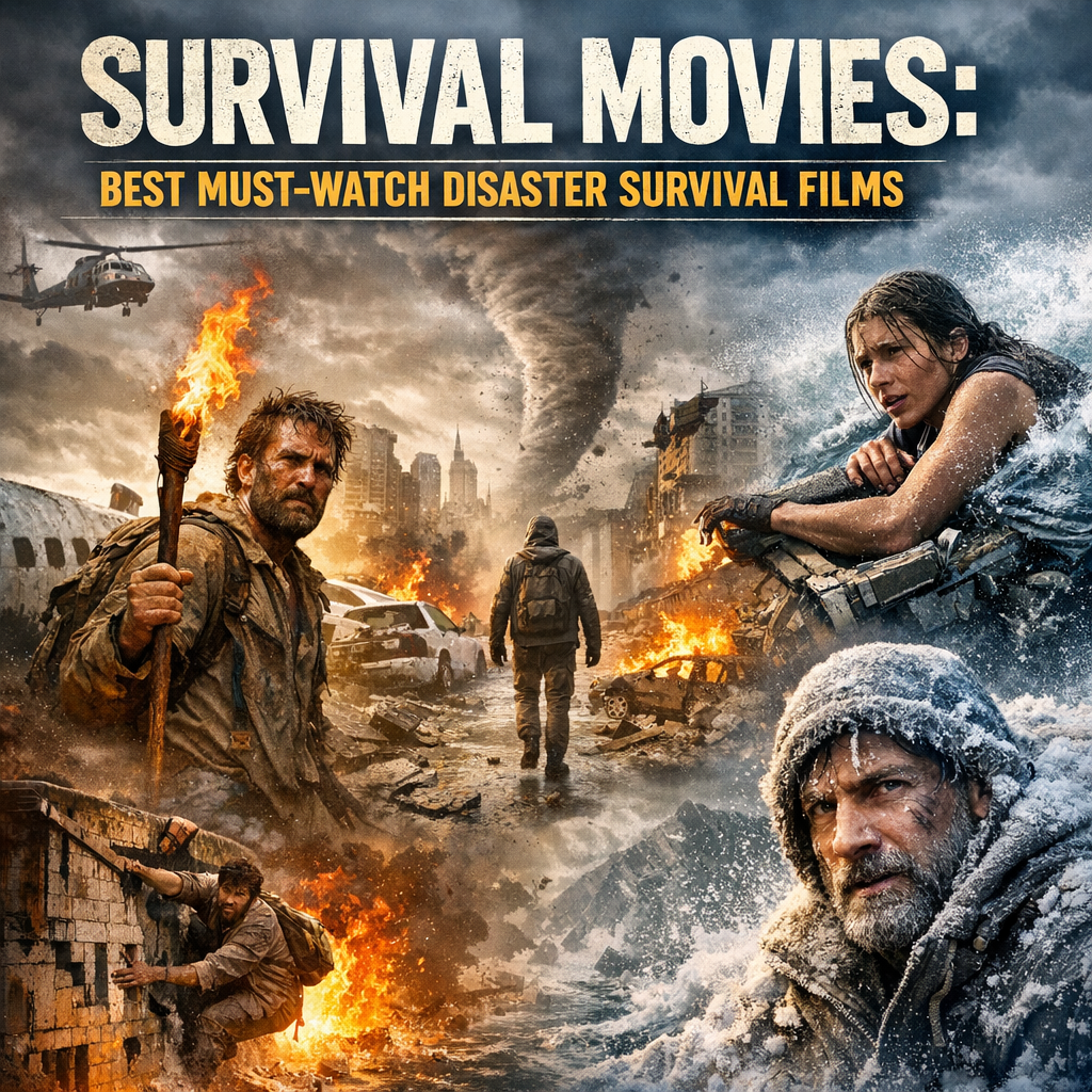 Illustration of Survival Movies: Best Must-Watch Disaster Survival Films