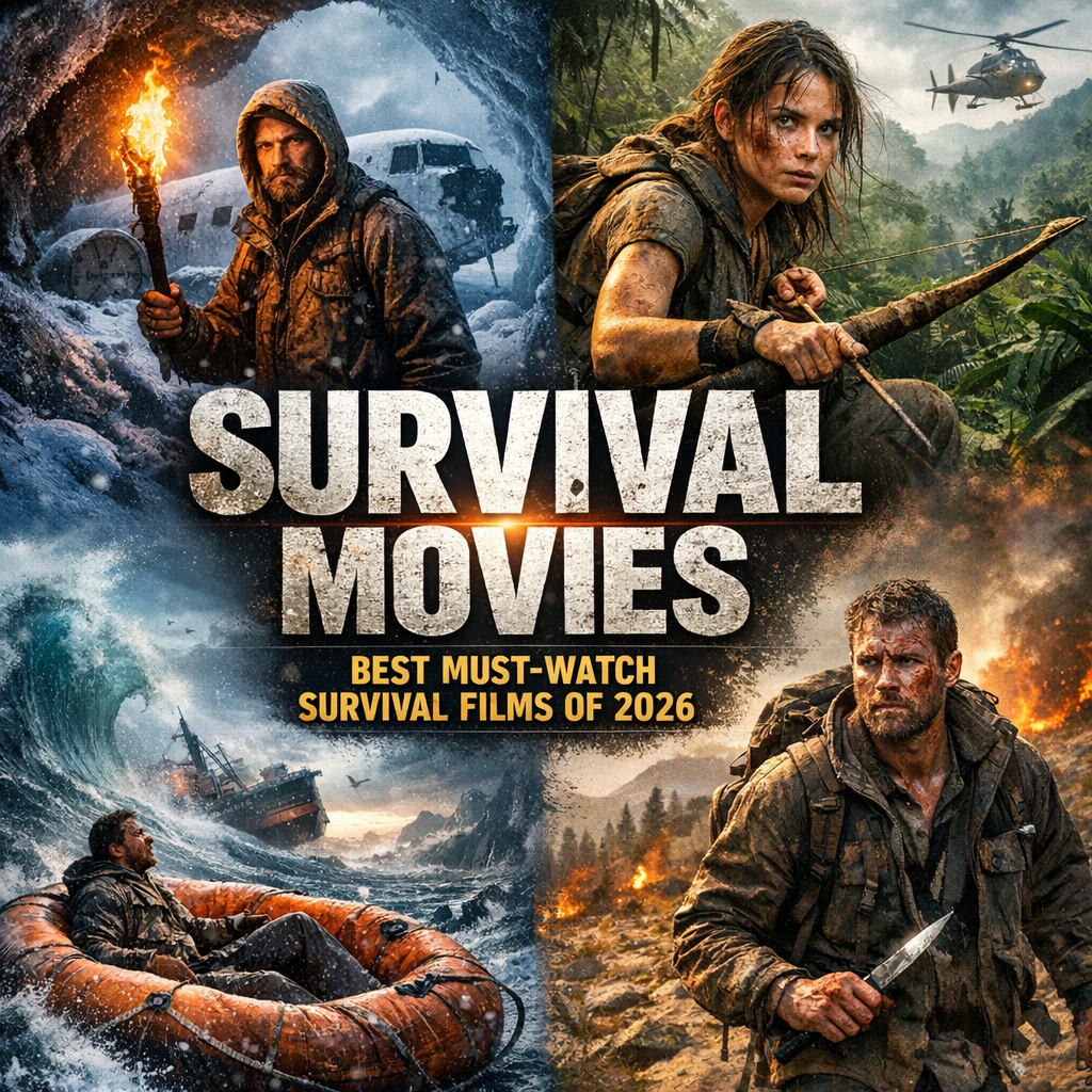 Illustration of Survival Movies: Best Must-Watch Survival Films of 2026