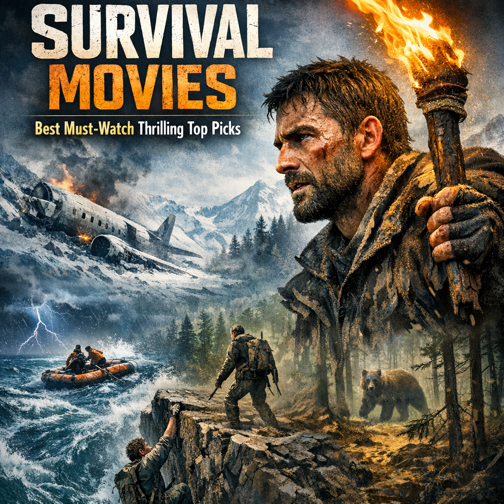 Illustration of Survival Movies: Best Must-Watch Thrilling Top Picks