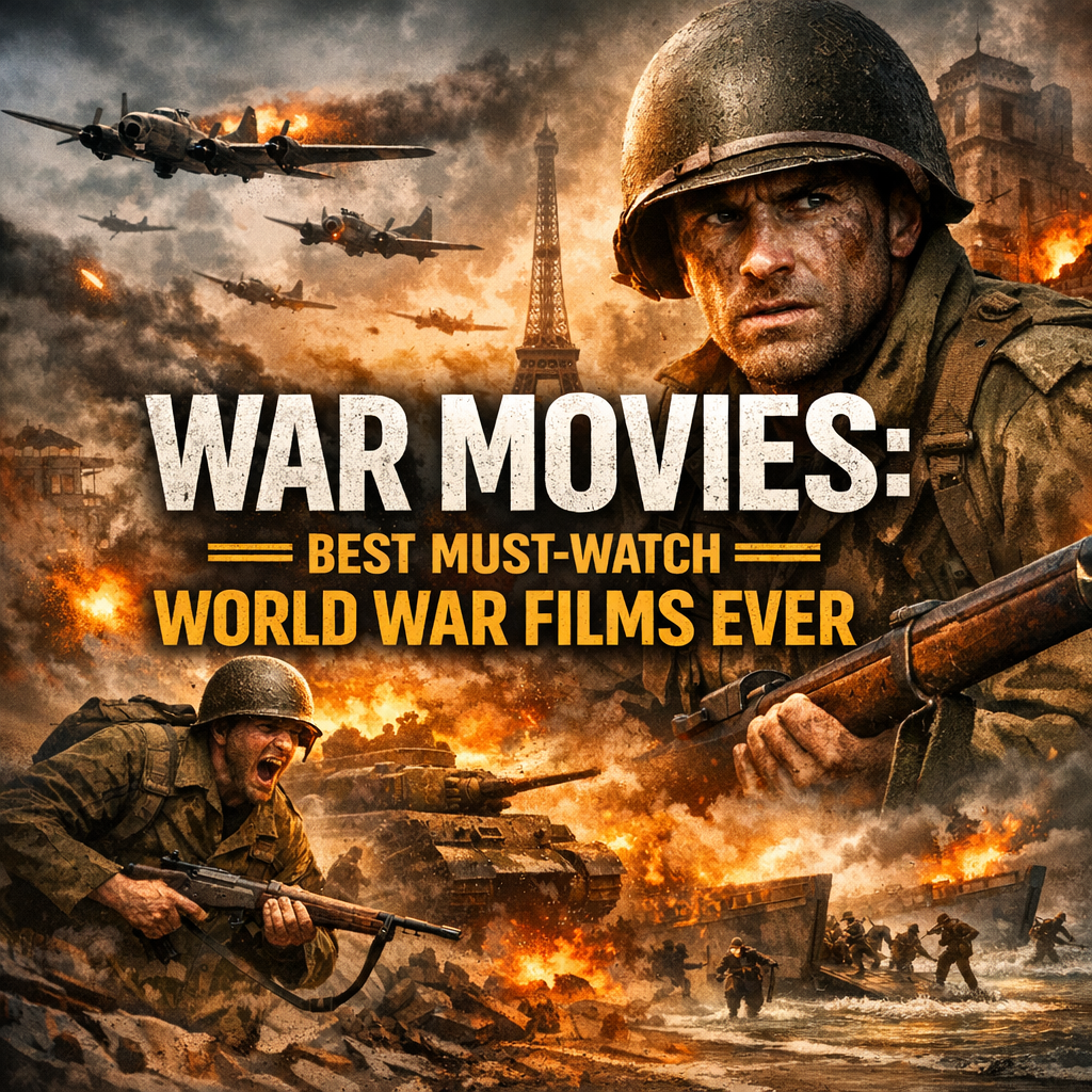 Illustration of War Movies: Best Must-Watch World War Films Ever